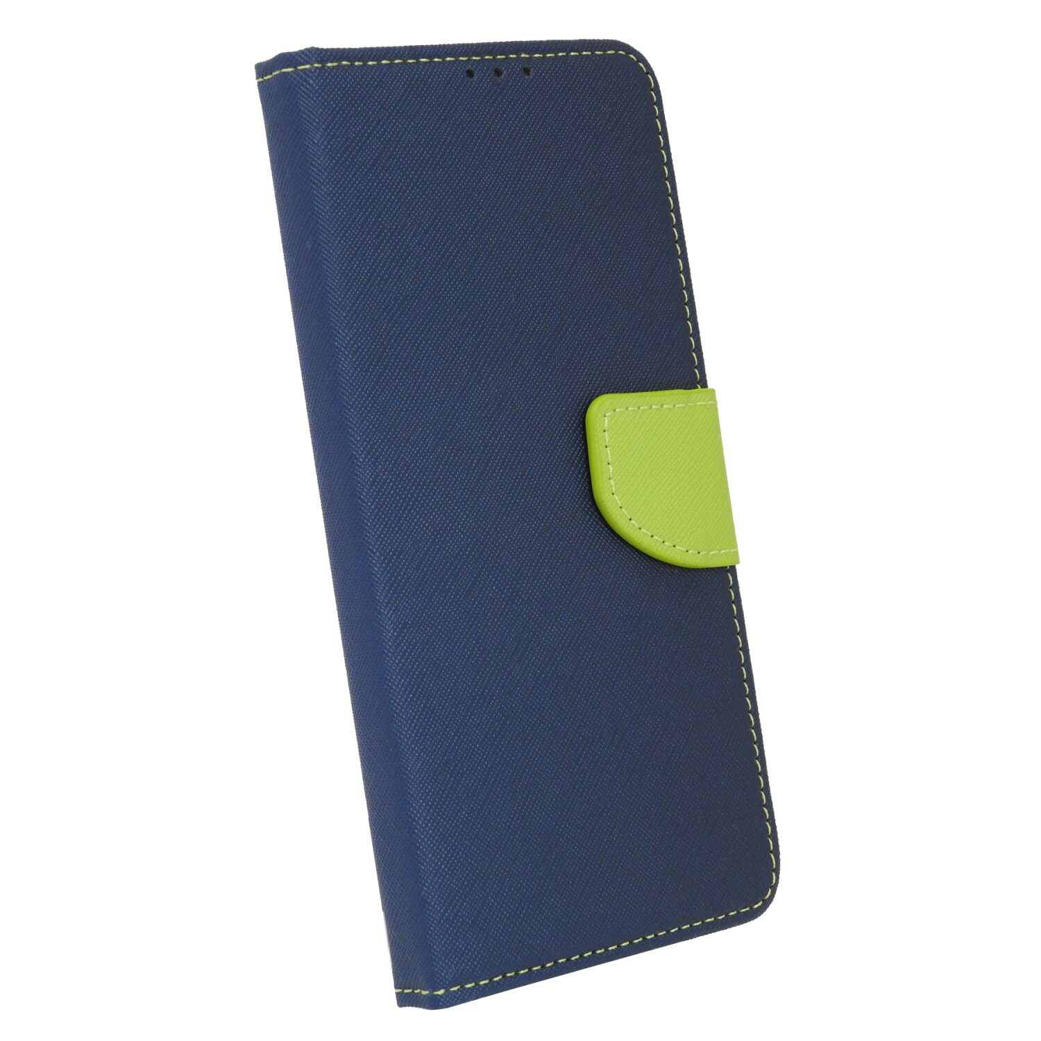 COFI Buch Tasche, Bookcover, Samsung, A04s, Blau-Grün Galaxy