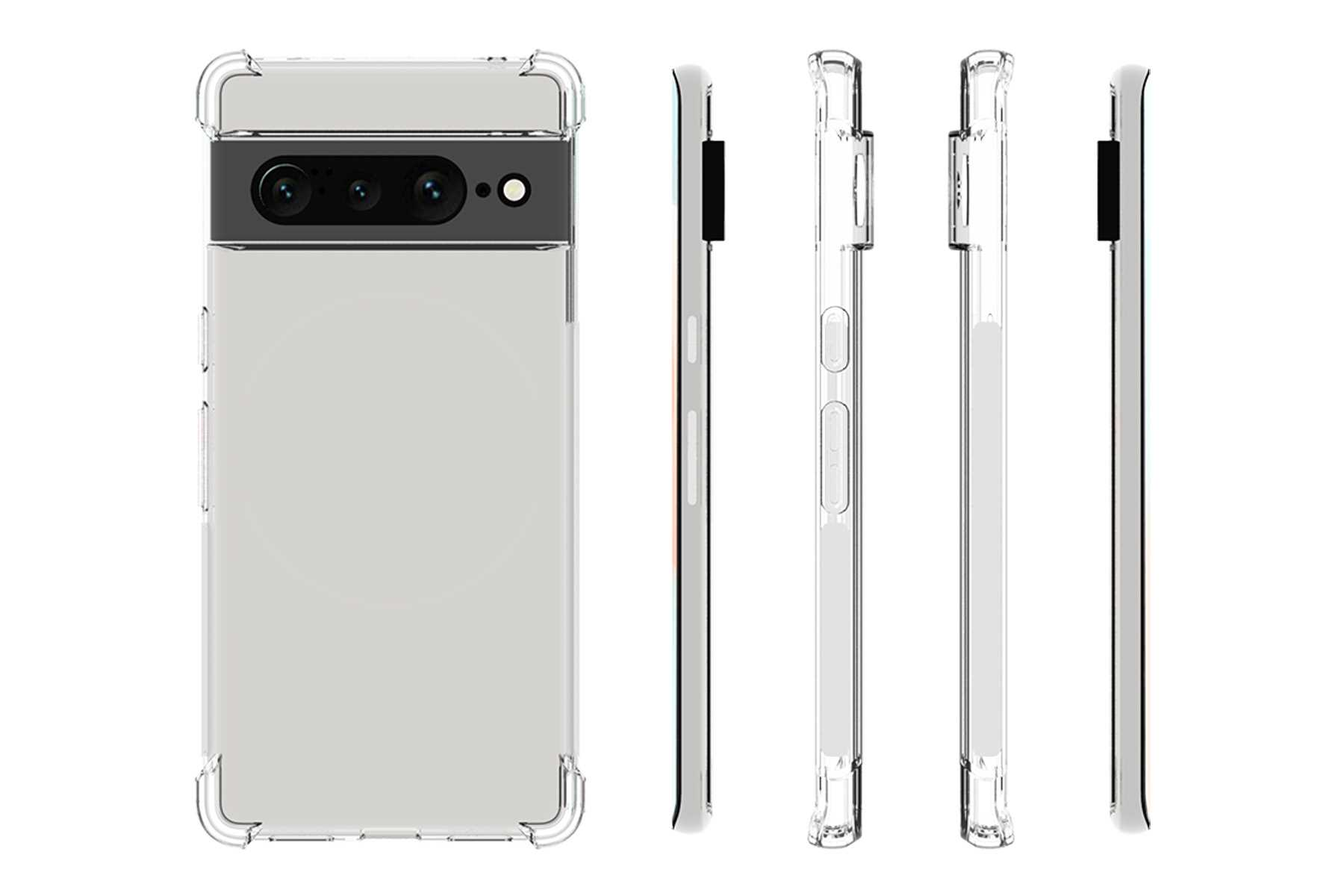 MORE Clear Pixel ENERGY Transparent 7 Case, MTB Armor Backcover, Pro, Google,
