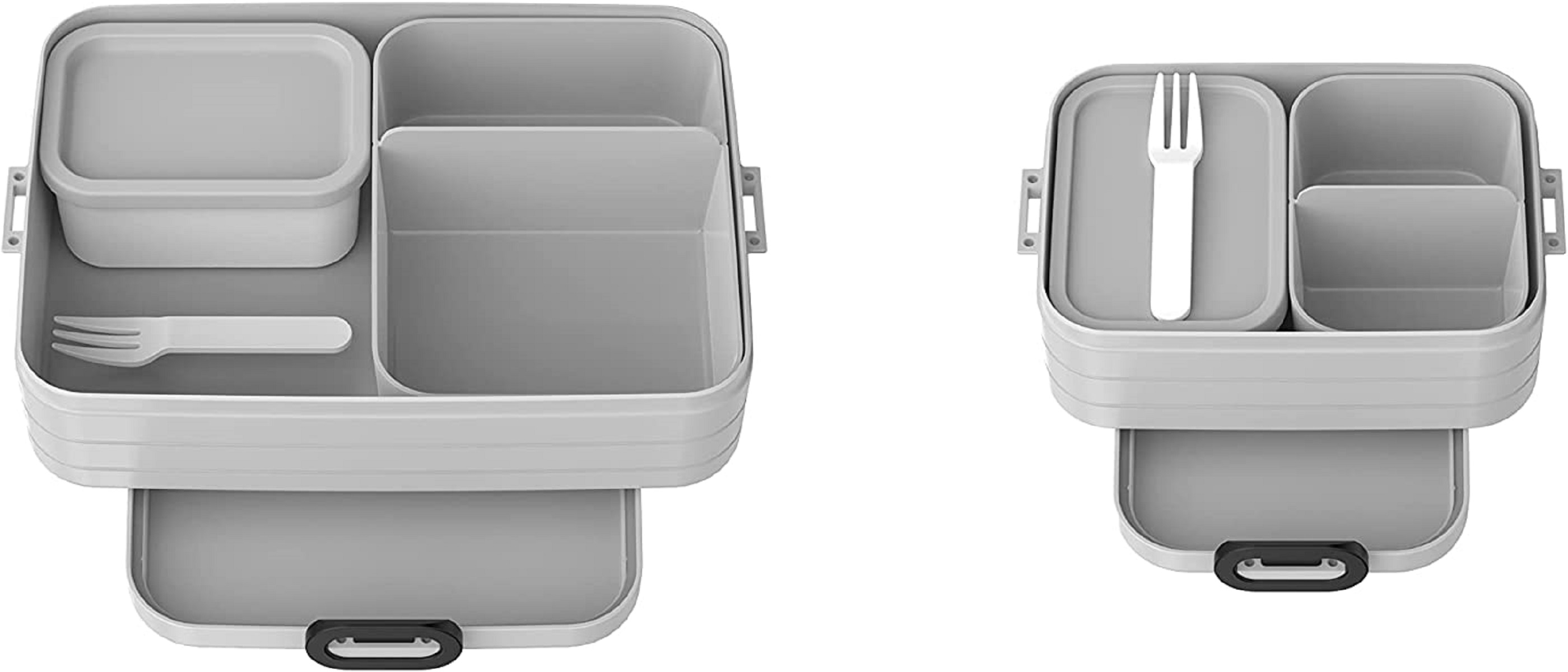 / Klein Bento-Lunchboxen 2-tlg. MEPAL A Brotdose Limited - Groß Grey Cool Set Edition Grau Take –