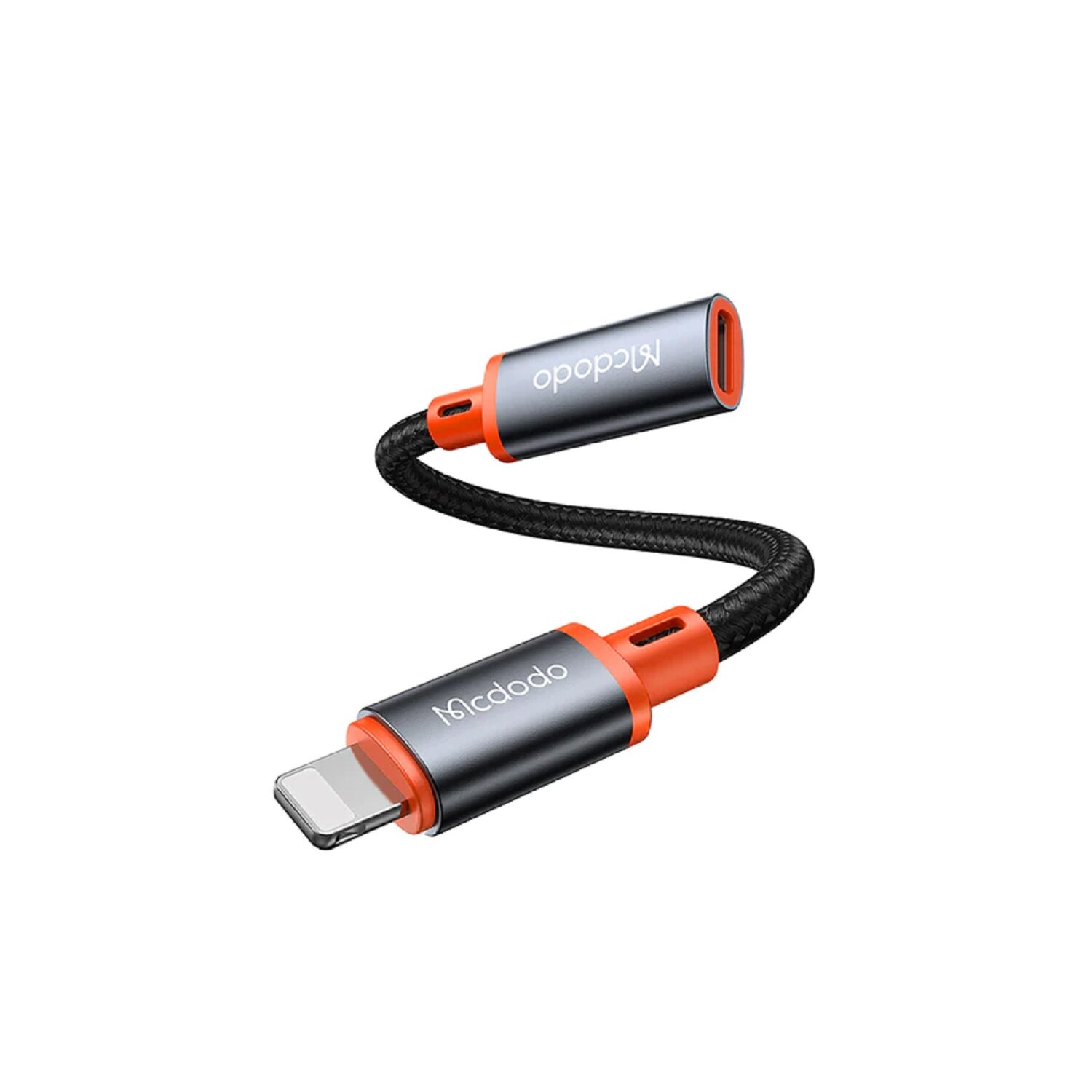CA-1440 to MCDODO USB Type Audio Silber/Orange Adapter, Converter C iOs