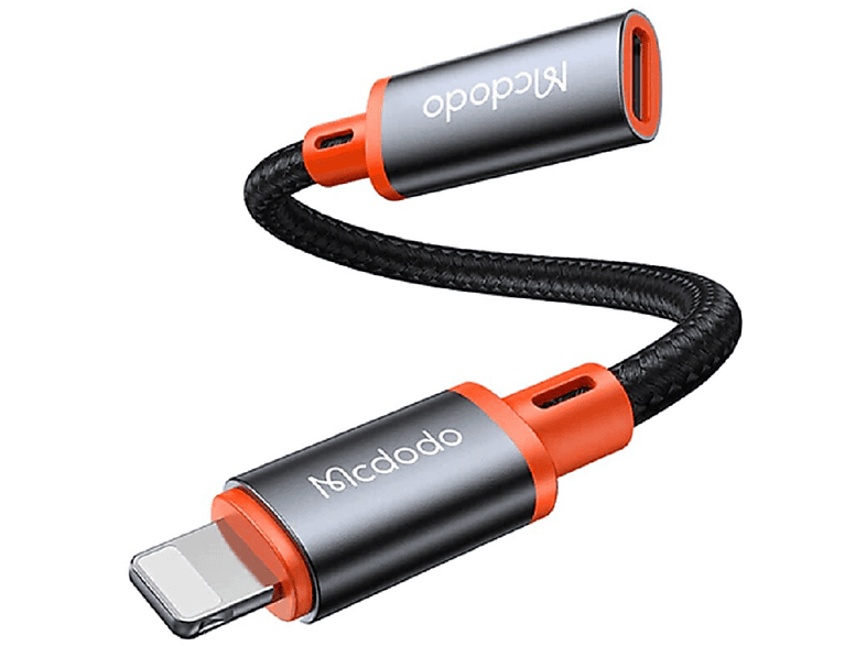CA-1440 to MCDODO USB Type Audio Silber/Orange Adapter, Converter C iOs
