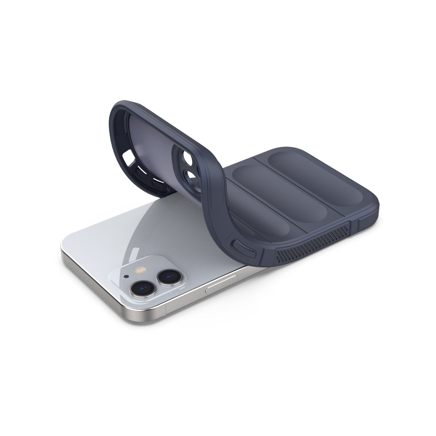 Apple, Hülle 14 iPhone Shield Backcover, Dunkelblau Plus, Kameraschutz, Magic COFI