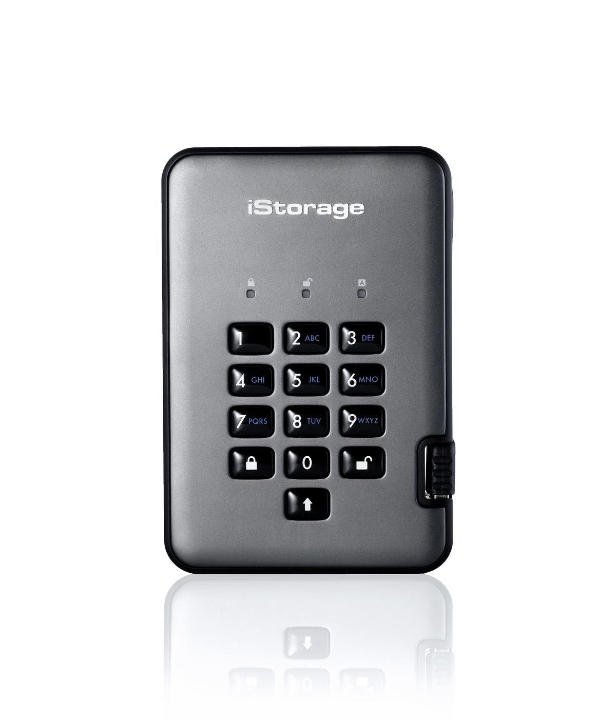 ISTORAGE DISKASHUR PRO2 5TB, 5 SSD, extern, TB Zoll, 2,5 Schwarz HDD