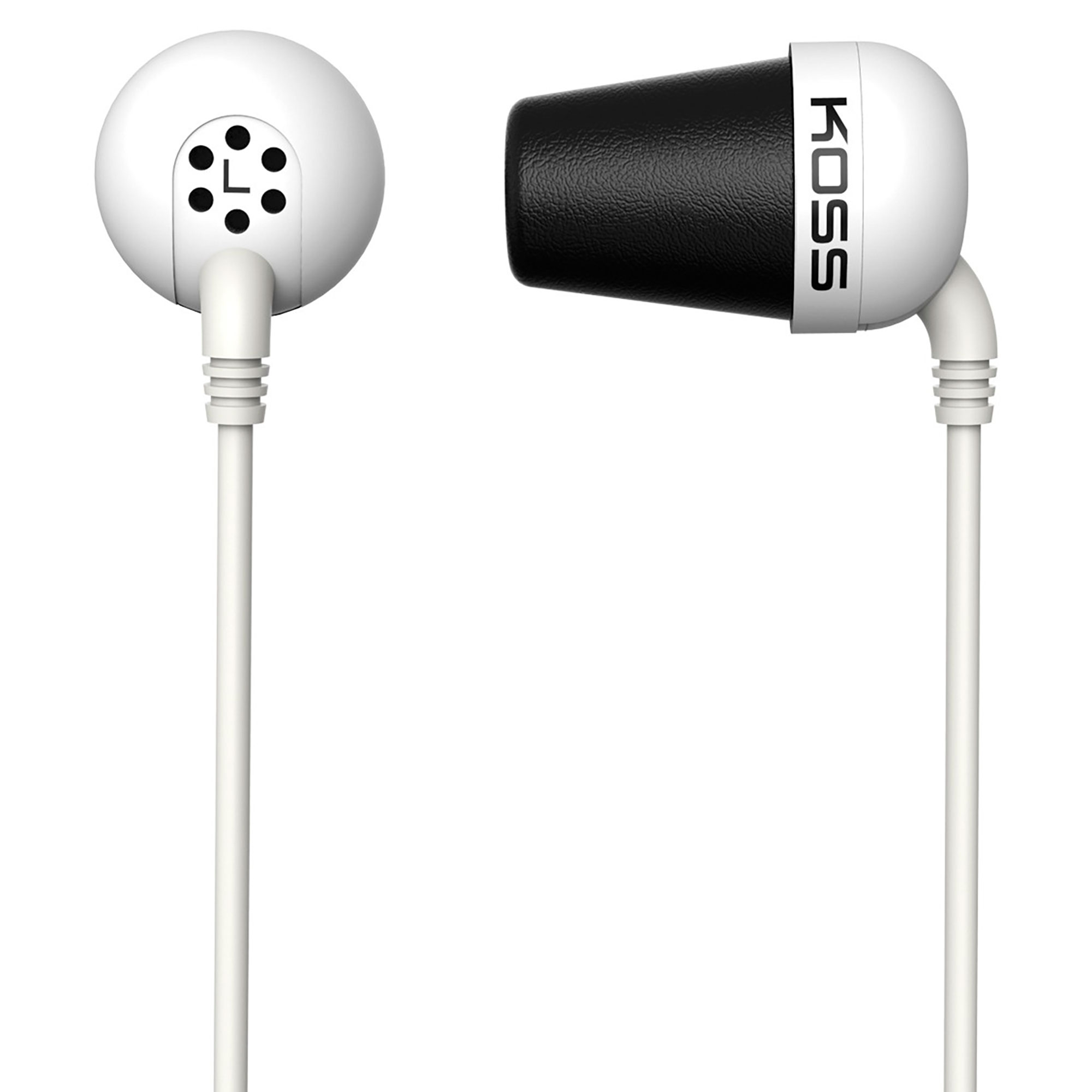 Kopfhörer KOSS In-ear Weiß Plug, The