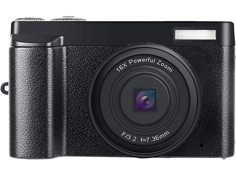 Zoom 24 MP, 1080p INF schwarz Digitalkamera und mit HD 16x Digitalkamera