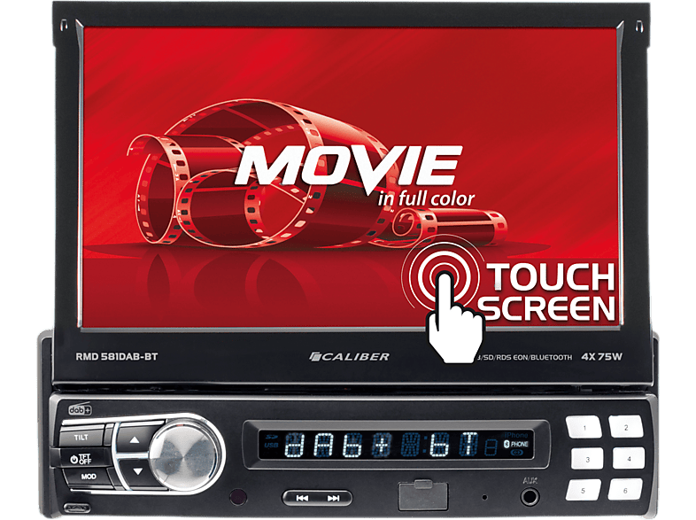 CALIBER RMD581DABBT Autoradio 1 DIN, 75 Watt SATURN