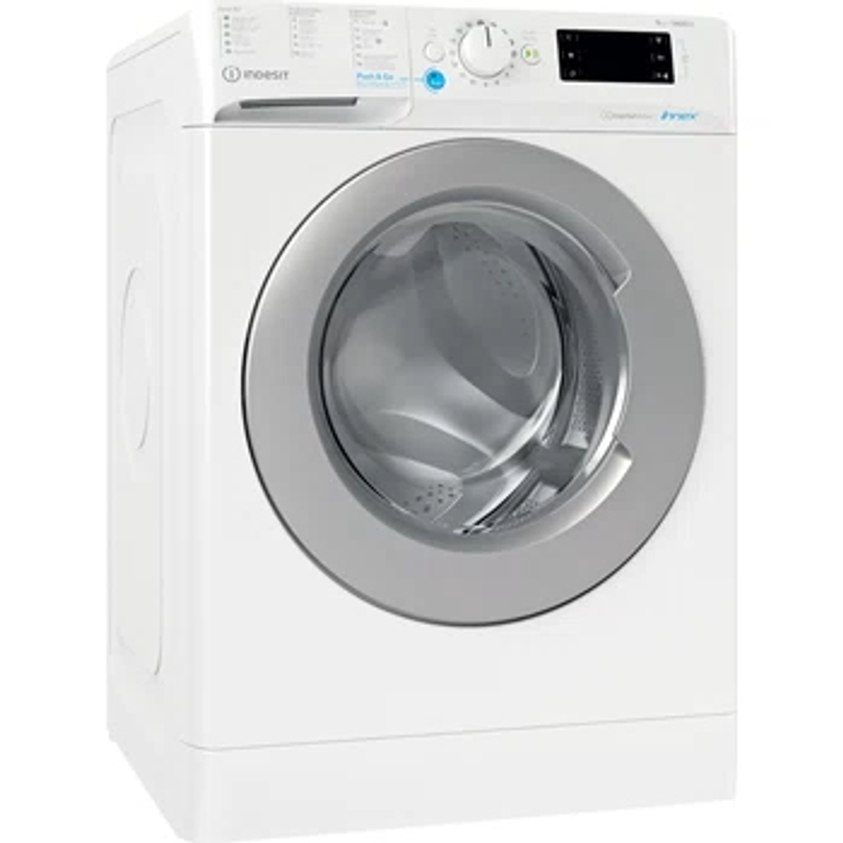 Lavadora carga frontal - BWE91496X INDESIT, 9 kg, 14 programas, Blanco