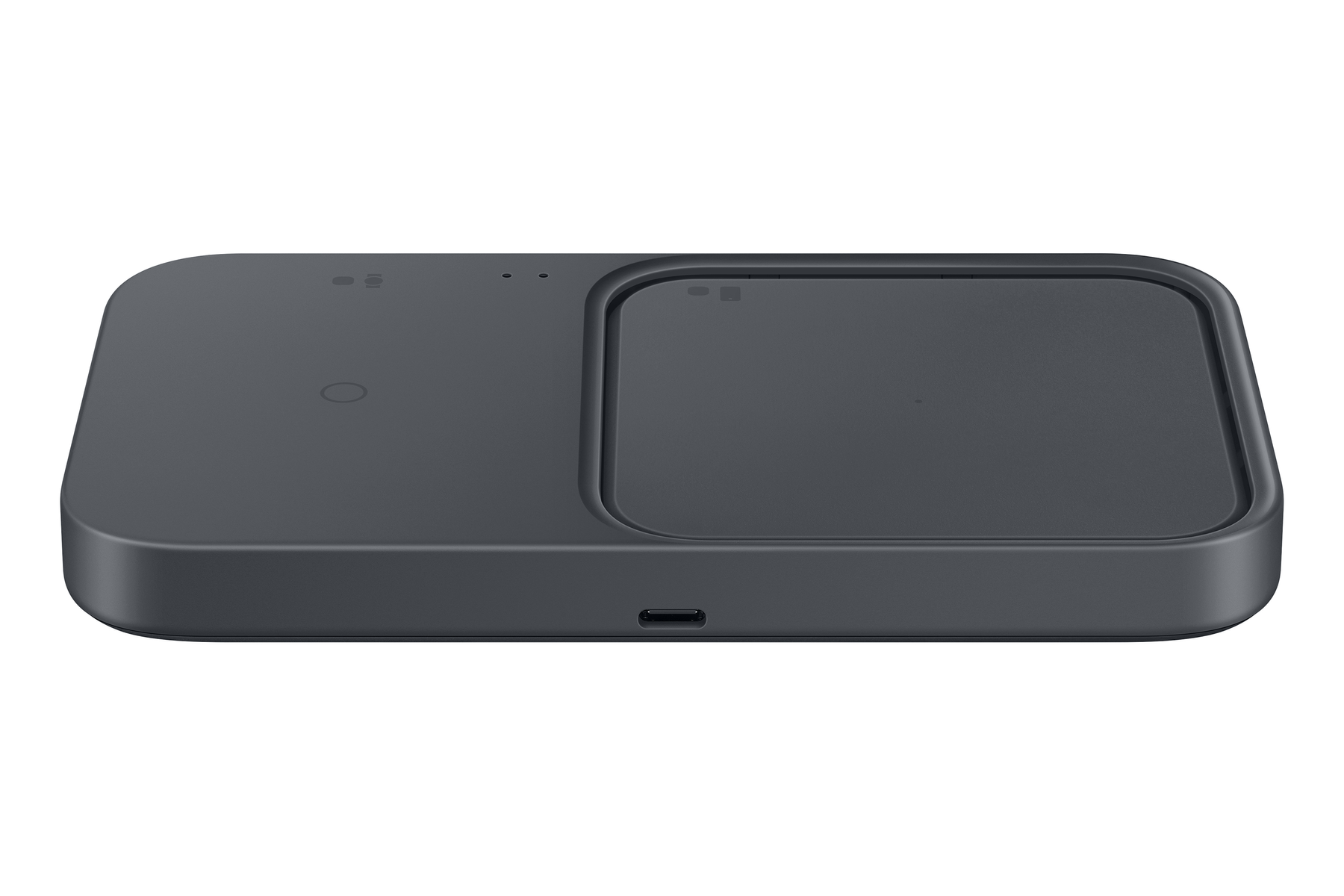 SAMSUNG Wireless Charger Duo Pad mit Adapter 25 Volt, -P5400TB Kabel Schwarz Ladegeräte - Apple, Schwarz EP - - 