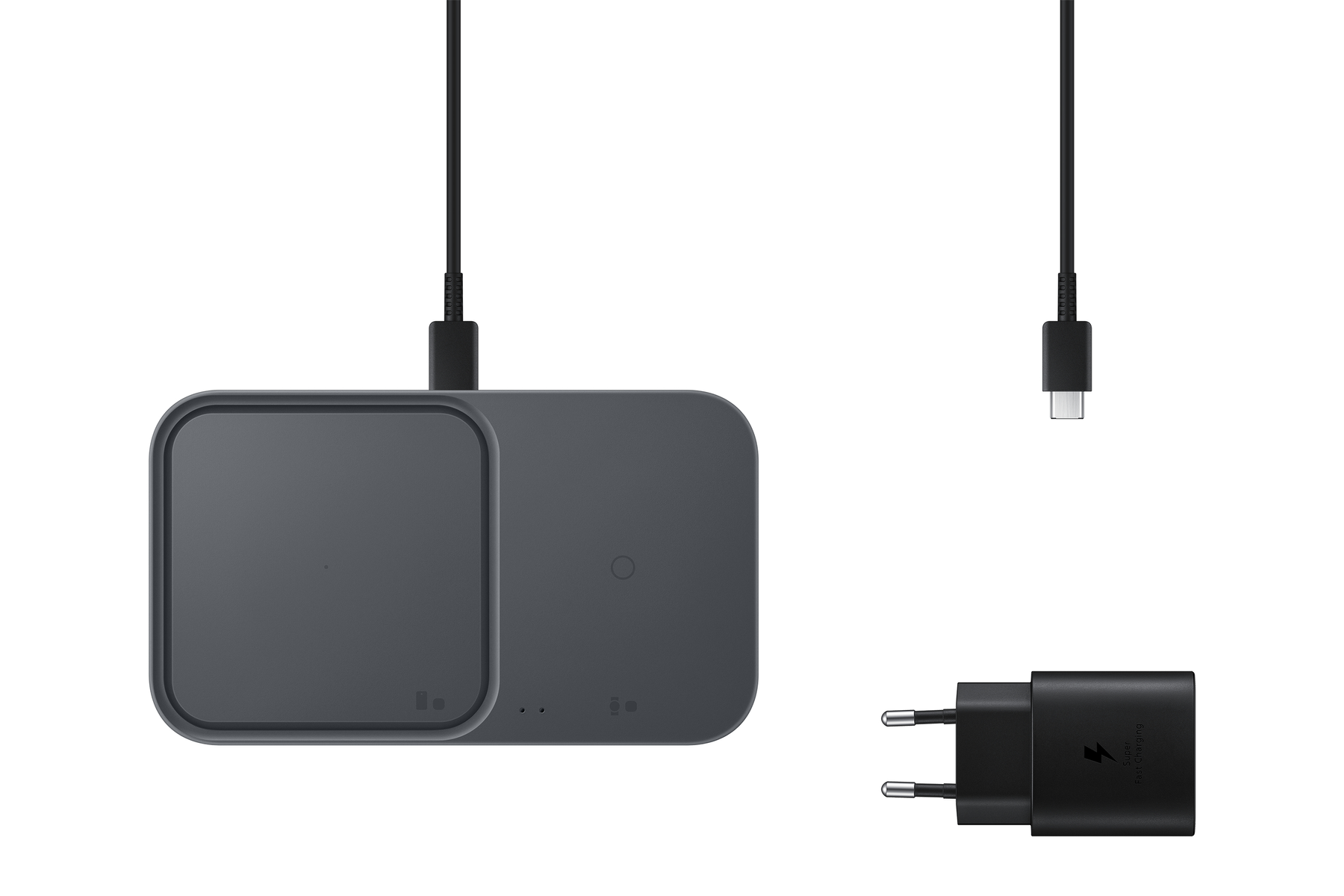 Schwarz Apple, Pad Ladegeräte 25 mit Kabel Volt, - Schwarz EP Duo Wireless -P5400TB & - SAMSUNG Adapter Charger -