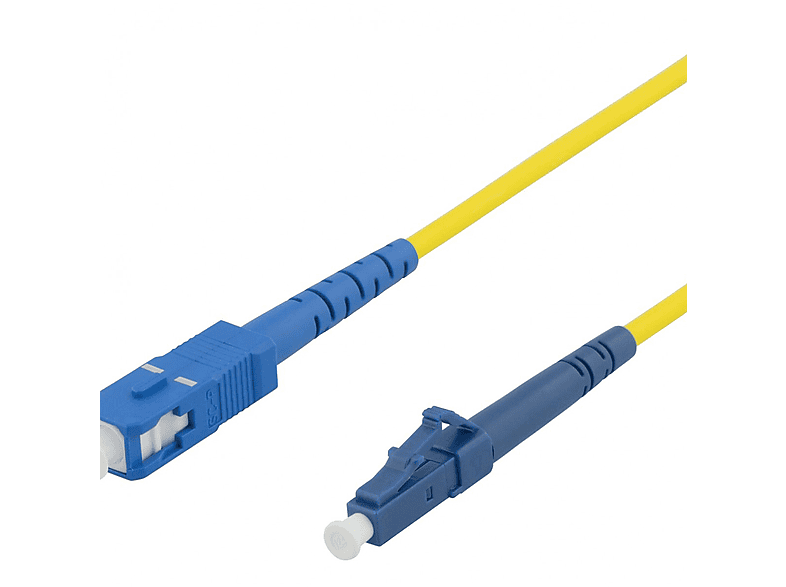 m 5 LC Netzwerkkabel, 5m, - OS1/2, Glasfaserkabel, DELTACO SC, 9/125, (L, LSZH Singlemode, DELTACO