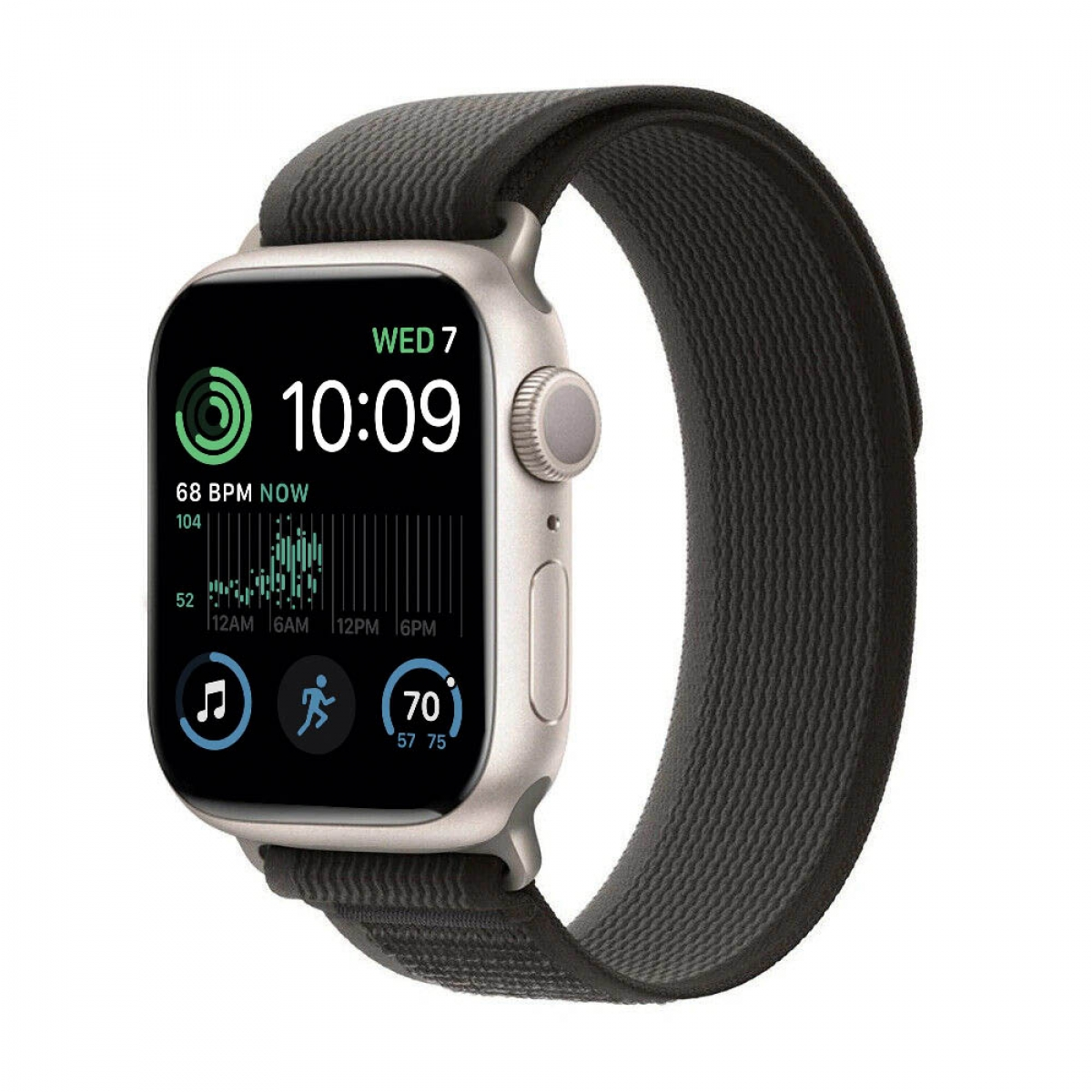 CASEONLINE Tactik, Smartband, Apple, Grey SE 2022 44mm, Blackroom Watch
