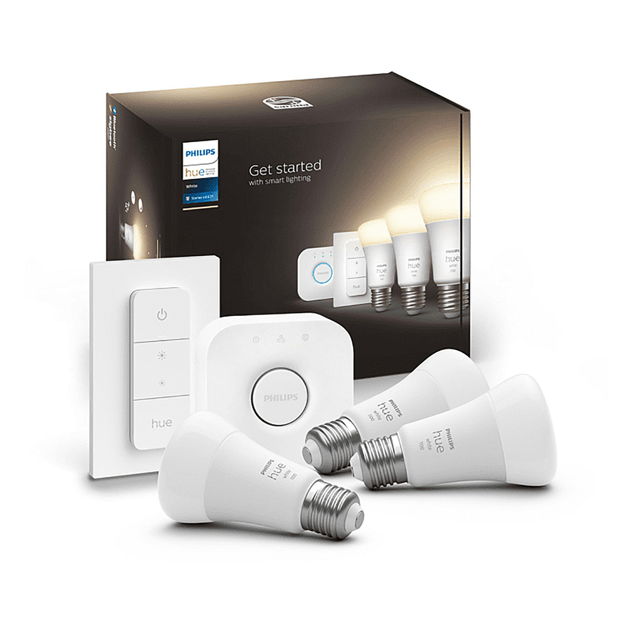 kaltweiß 3er ambience PHILIPS White warmweiß bis Starter E27 Kit Set