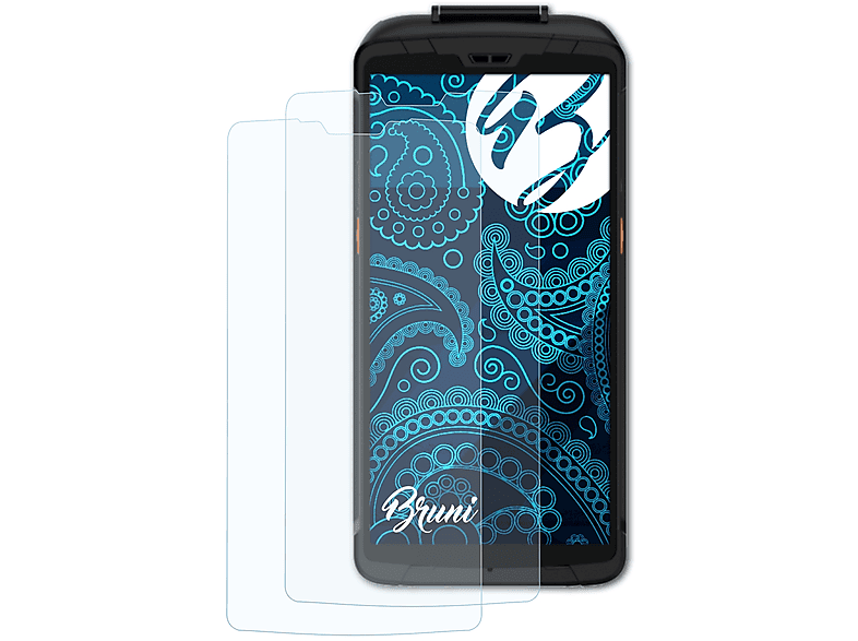 BRUNI 2x Newland Basics-Clear Schutzfolie(für Pegasus SD60 PRT)