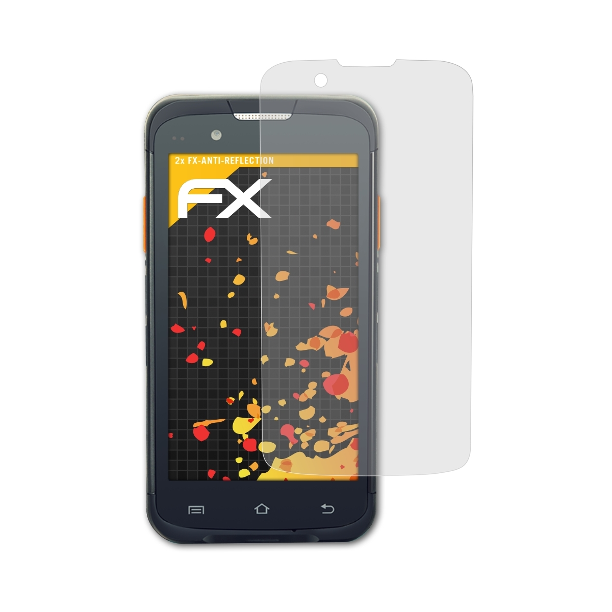 ATFOLIX 2x FX-Antireflex Displayschutz(für Urovo i6300)