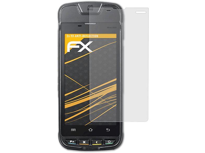 ATFOLIX 2x FX-Antireflex Displayschutz(für Urovo i9000S)