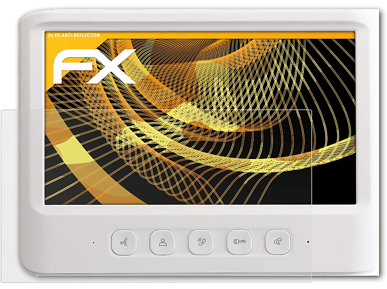 ATFOLIX 3x FX-Antireflex Somikon Displayschutz(für NX4564-944)