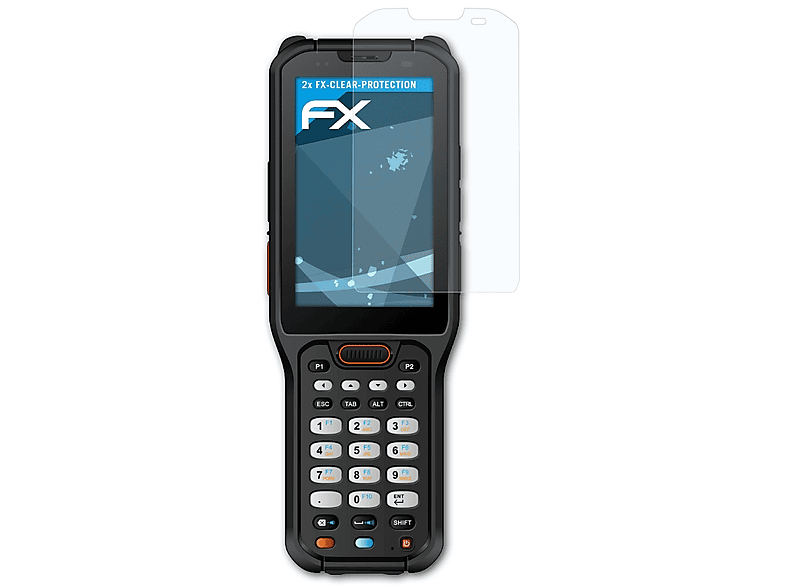 FX-Clear ATFOLIX RT40) 2x Urovo Displayschutz(für