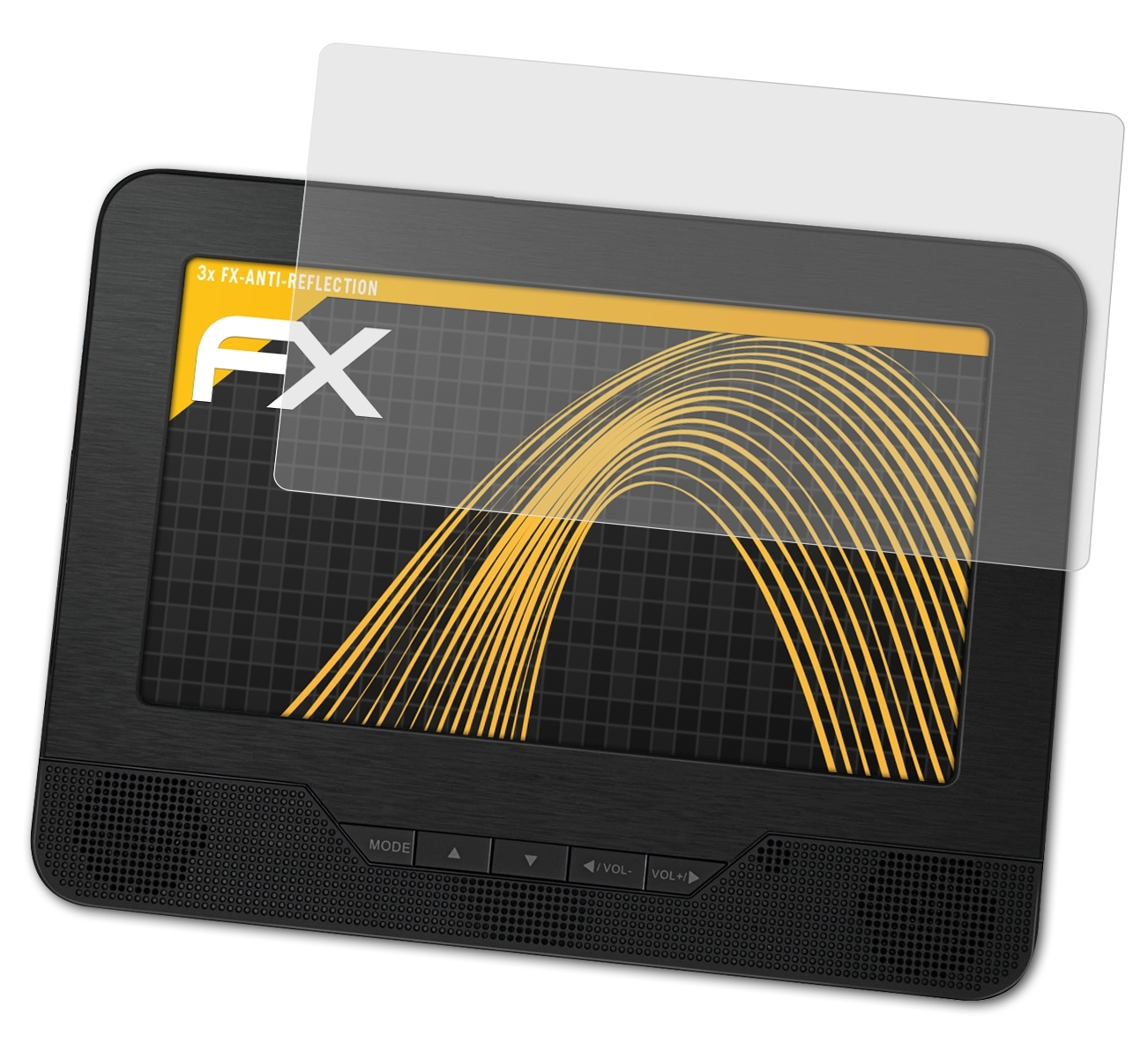 ATFOLIX 3x FX-Antireflex Displayschutz(für Sencor 7771 Dual) SPV