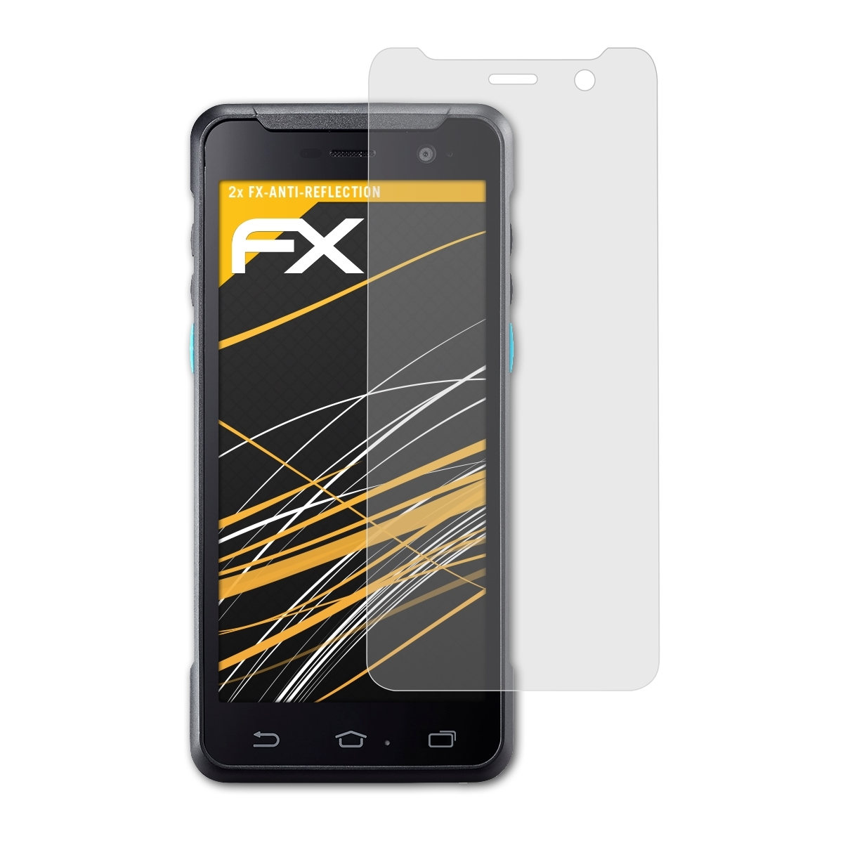ATFOLIX FX-Antireflex 2x Displayschutz(für PA760) Unitech