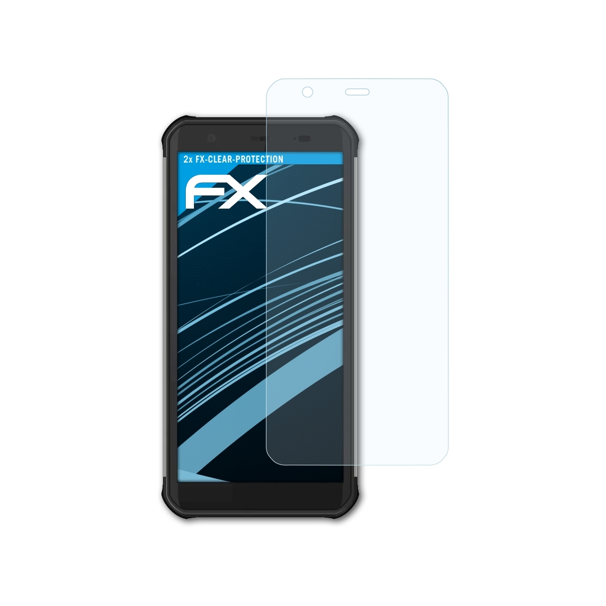 ATFOLIX NFT10 Displayschutz(für Pro) 2x Newland FX-Clear Pilot