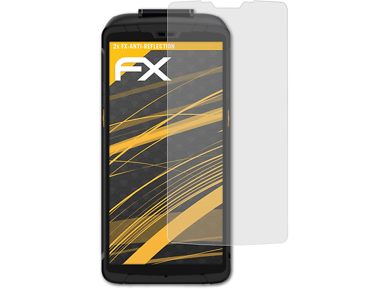 ATFOLIX 2x FX-Antireflex Displayschutz(für Newland SD60 Pegasus PRT)