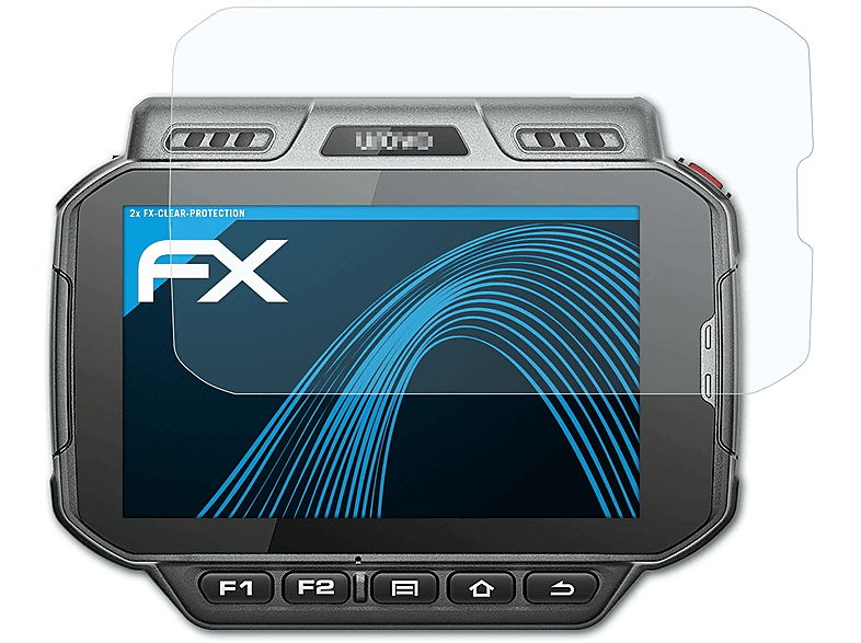 ATFOLIX 2x FX-Clear Displayschutz(für Urovo U2)