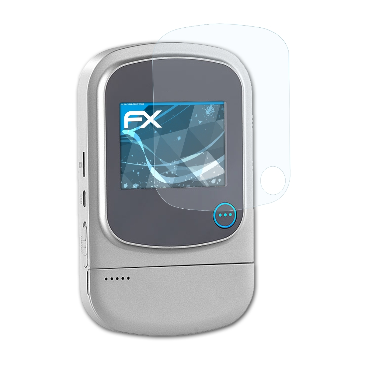 ATFOLIX 3x FX-Clear Displayschutz(für Somikon NX4444-944)