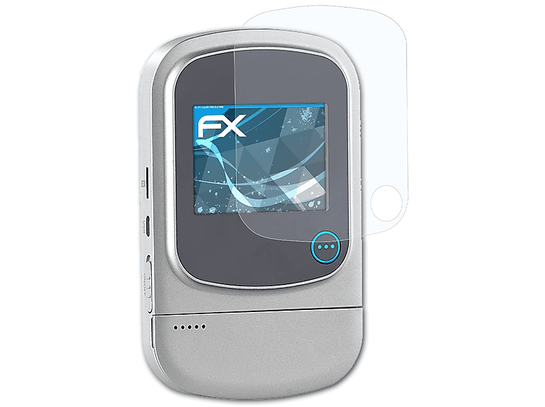 3x ATFOLIX Somikon FX-Clear NX4444-944) Displayschutz(für