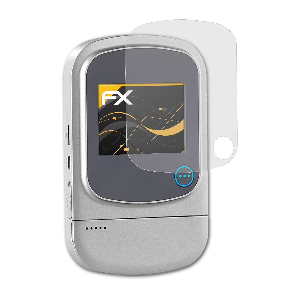 ATFOLIX 3x Somikon Displayschutz(für NX4444-944) FX-Antireflex