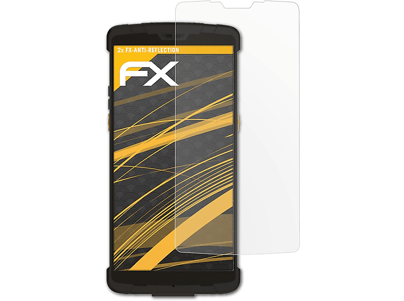 ATFOLIX 2x FX-Antireflex Displayschutz(für Newland SD60 Pegasus)