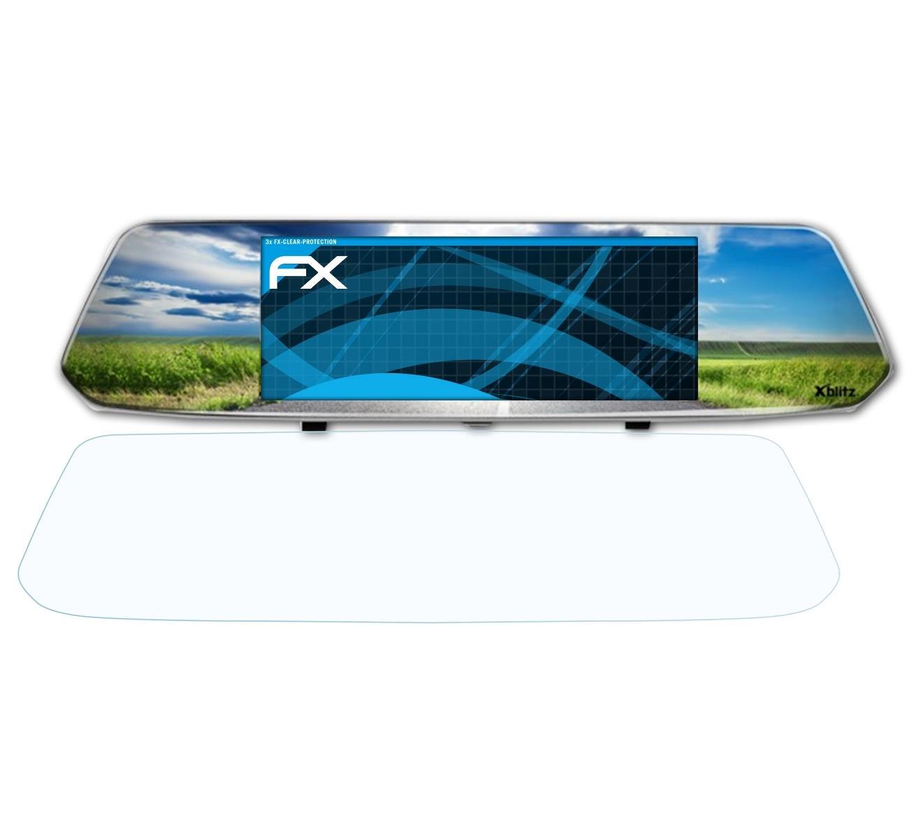 Displayschutz(für View ATFOLIX Park 3x FX-Clear Xblitz 2)