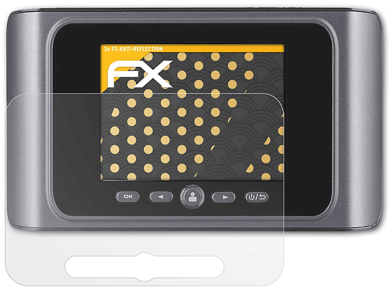 FX-Antireflex Displayschutz(für ATFOLIX 3x Somikon PX3697-944)