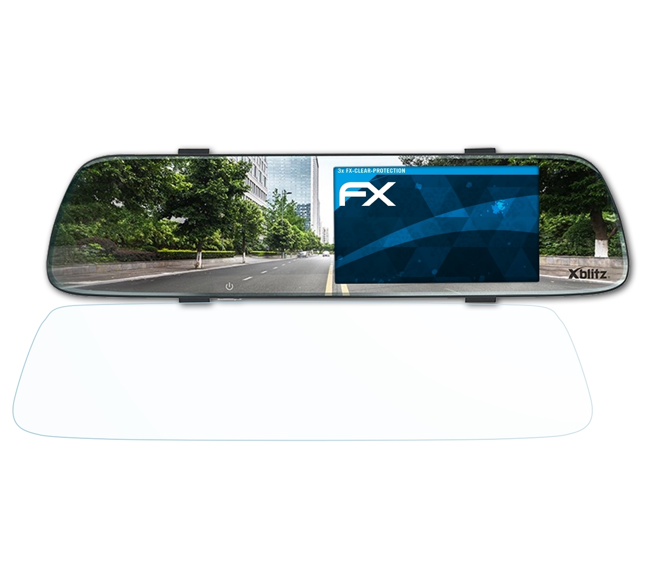 ATFOLIX 3x Displayschutz(für Xblitz Prism) FX-Clear