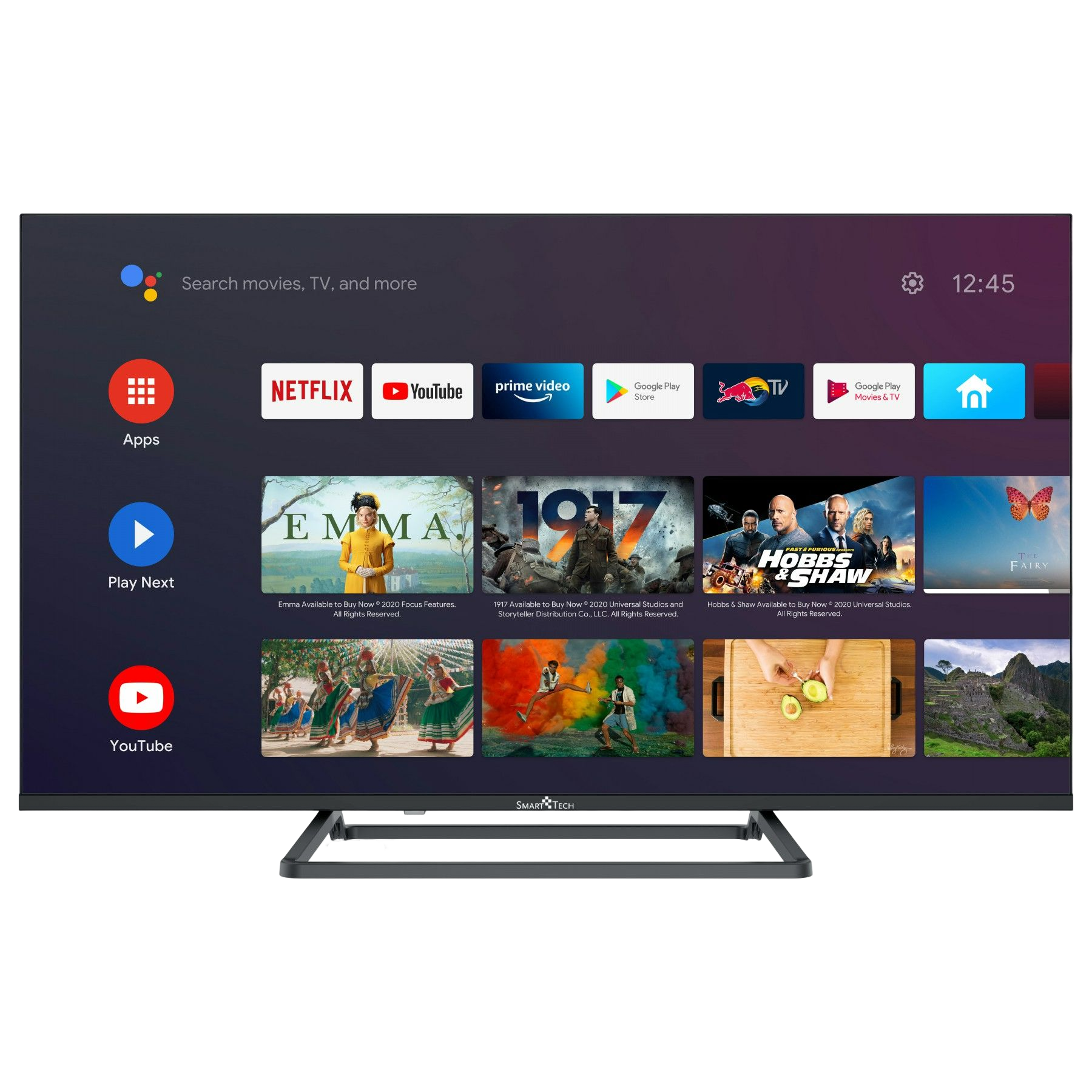 SMART (101cm) 101 TV Android / Zoll 40 TV TECH Zoll 9.0) Full-HD, (Flat, TV, Smart LED cm, SMART 40FA10V3 40