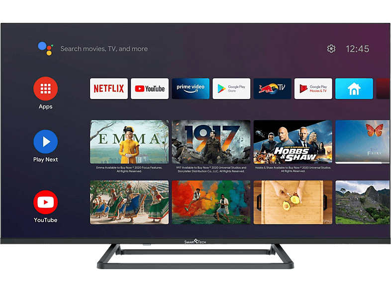 SMART TECH 40 Zoll (101cm) Smart TV 40FA10V3 LED TV (Flat, 40 Zoll / 101,60 cm, FullHD, SMART