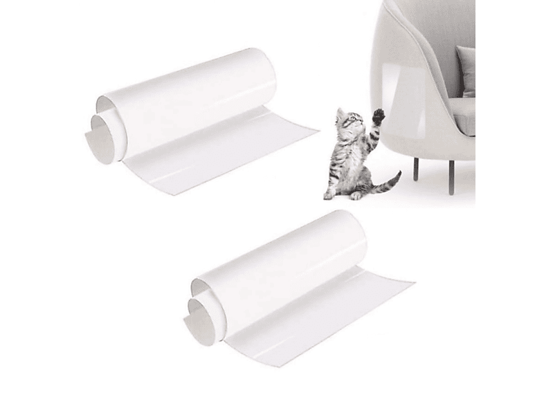 INF Katzen-Kratzschutz für 2er-Pack Möbel/Wände Selbstklebend Kratzschutz
