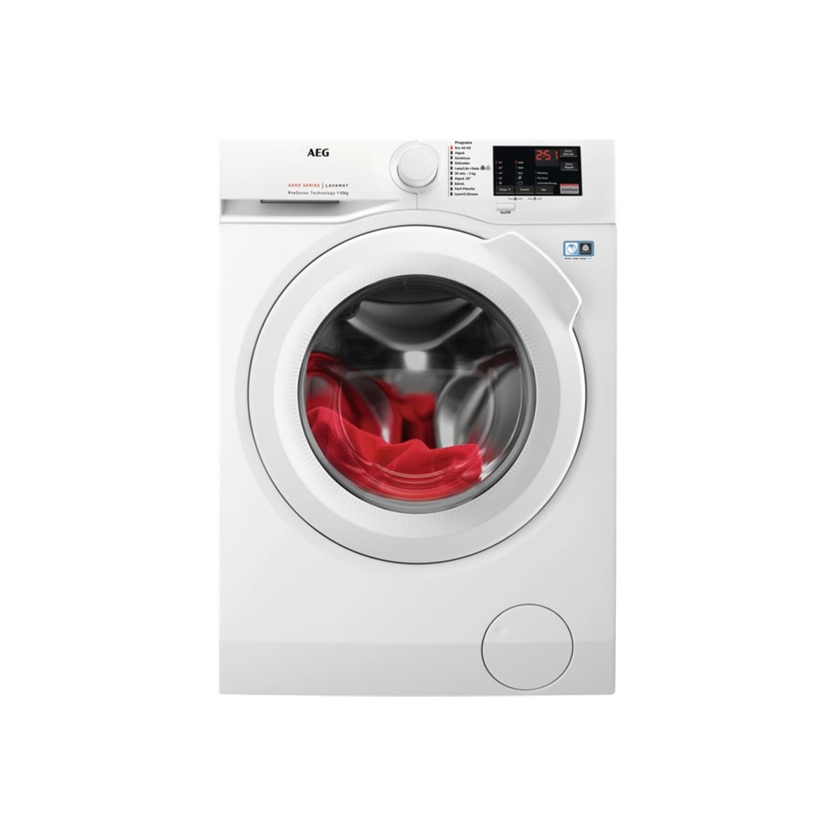 Lavadora carga frontal - Lavadora AEG L6FBI147P 10KG 1400RPM AEG, 10 kg, 10 programas, Blanco