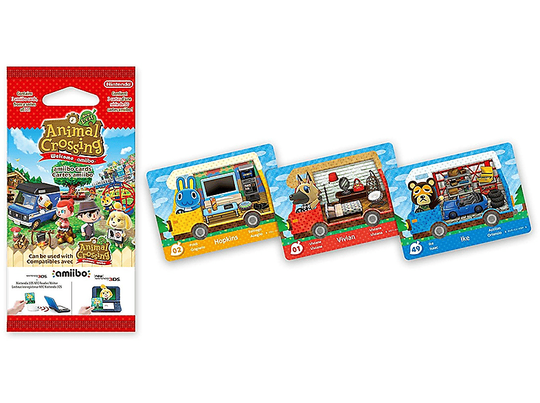 5x Amiibo Karten 3 Stück Animal Crossing Vol. 3 [Edizione: Germania]