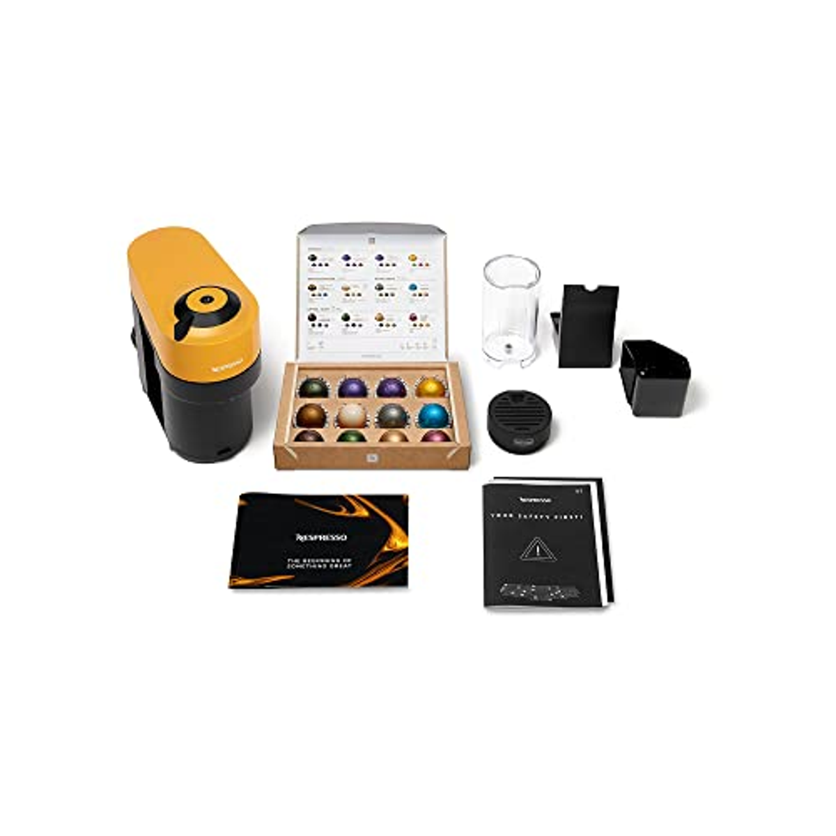 DE LONGHI ENV 90.Y VERTUO POP YELLOW Kapselmaschine Gelb