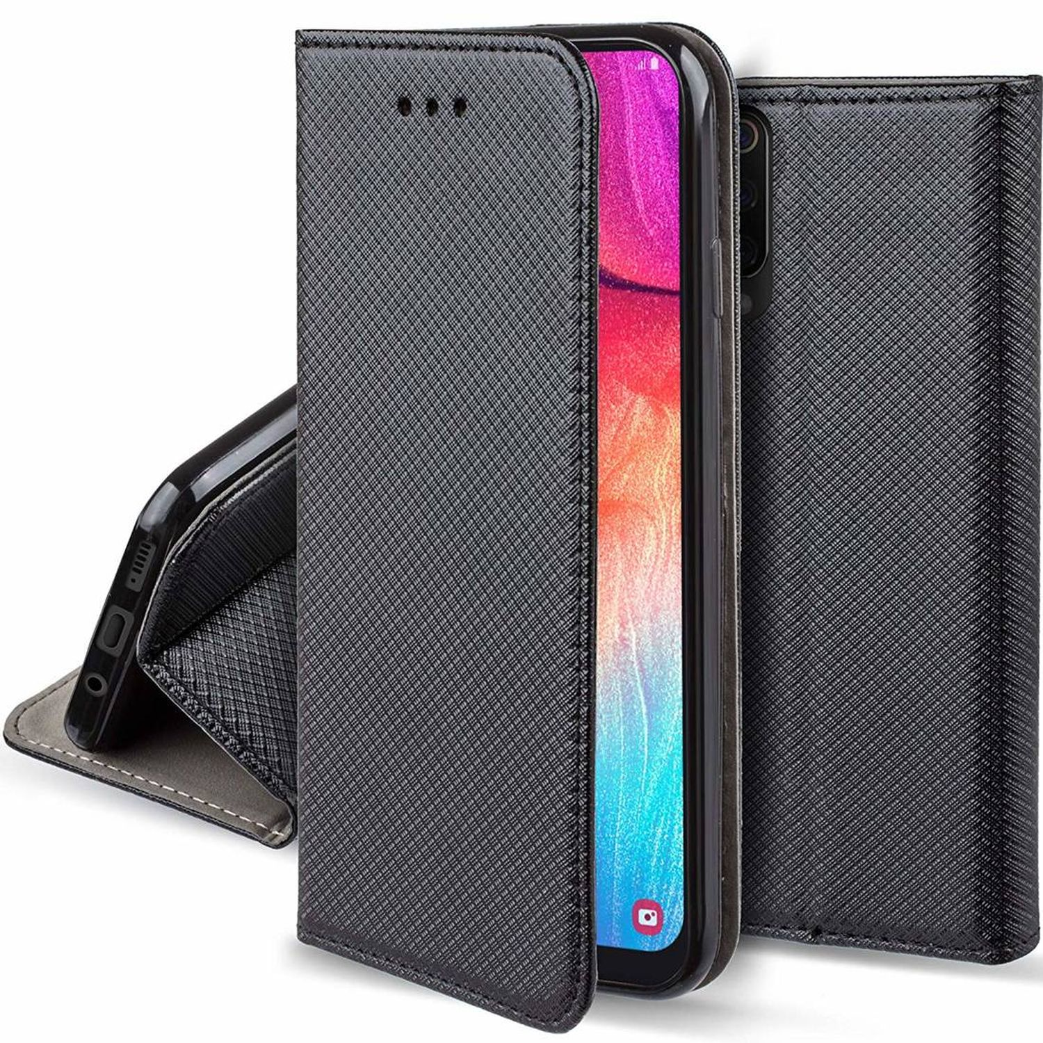 COFI Buch Schwarz Bookcover, Vivo, Tasche, Y01