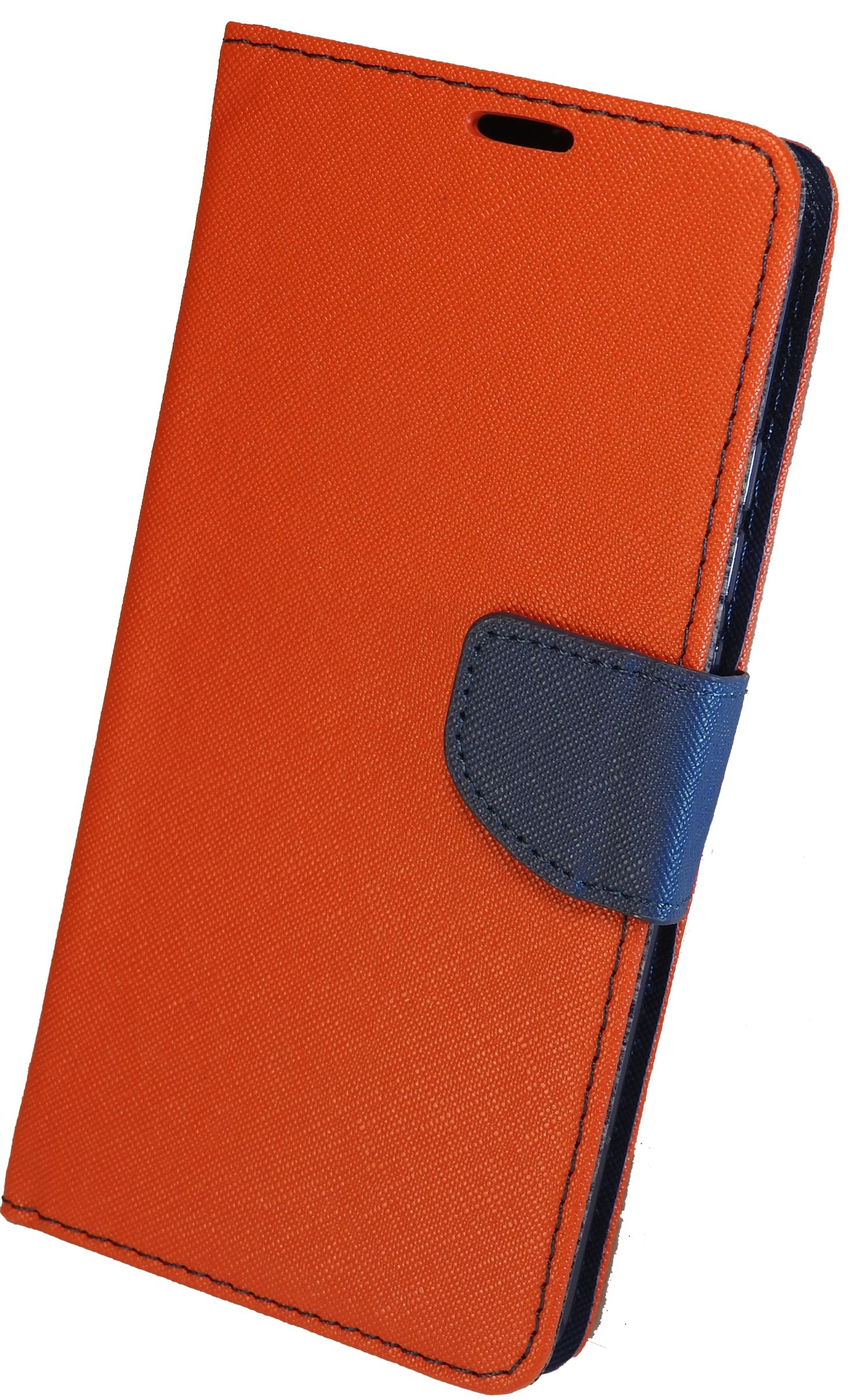 COFI Buch Tasche, Bookcover, Apple, Rot-Blau iPhone 14