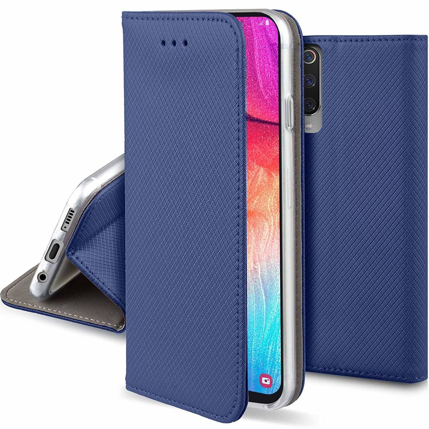 Samsung, 4G, M13 Galaxy Bookcover, Buch Tasche, COFI Blau