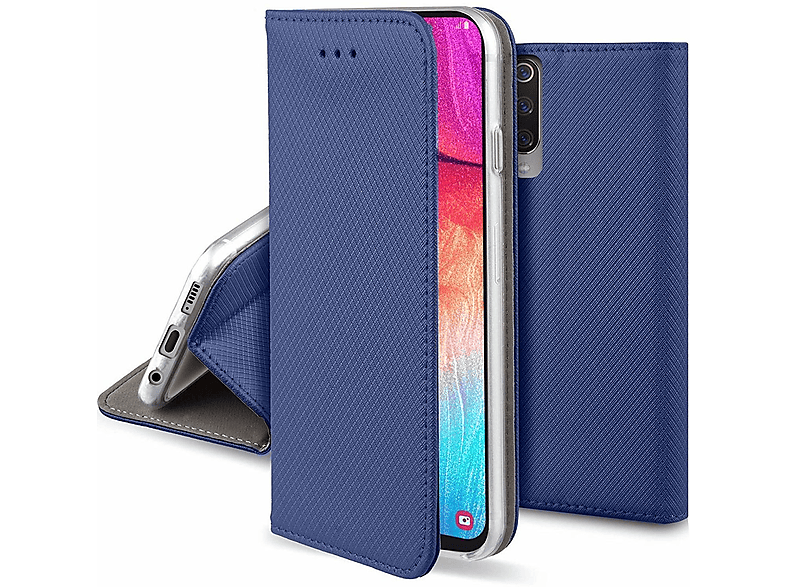 Samsung, Bookcover, Blau 4G, M13 Tasche, Buch COFI Galaxy