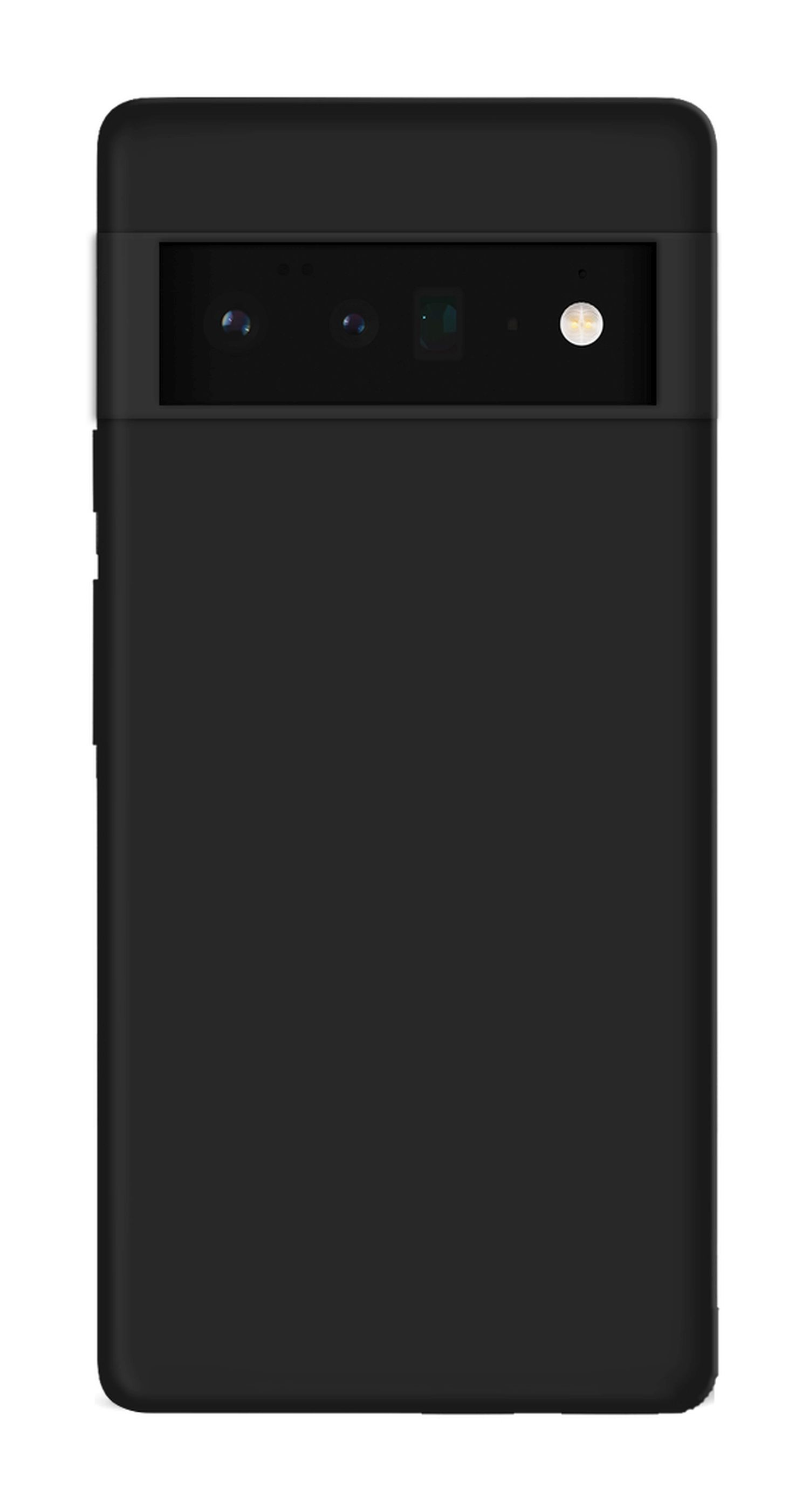 COFI Silikon Hülle Basic kompatibel Case 7 Google, Pro, Schutz Pro TPU Handy Pixel Soft Google Schwarz Pixel Schwarz, Backcover, mit Cover in 7