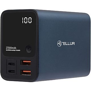 Power bank - TELLUR PD903 Ultra-Profi, 27000 mAh, Type C, Blue