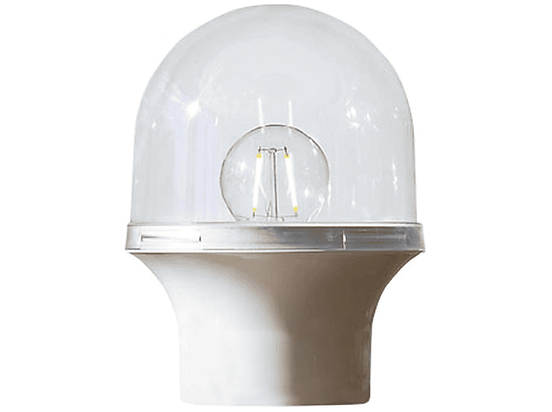 Desk lamp Lumisky Tiky 10 x 10 x 25 cm White Brown Bamboo Plastic