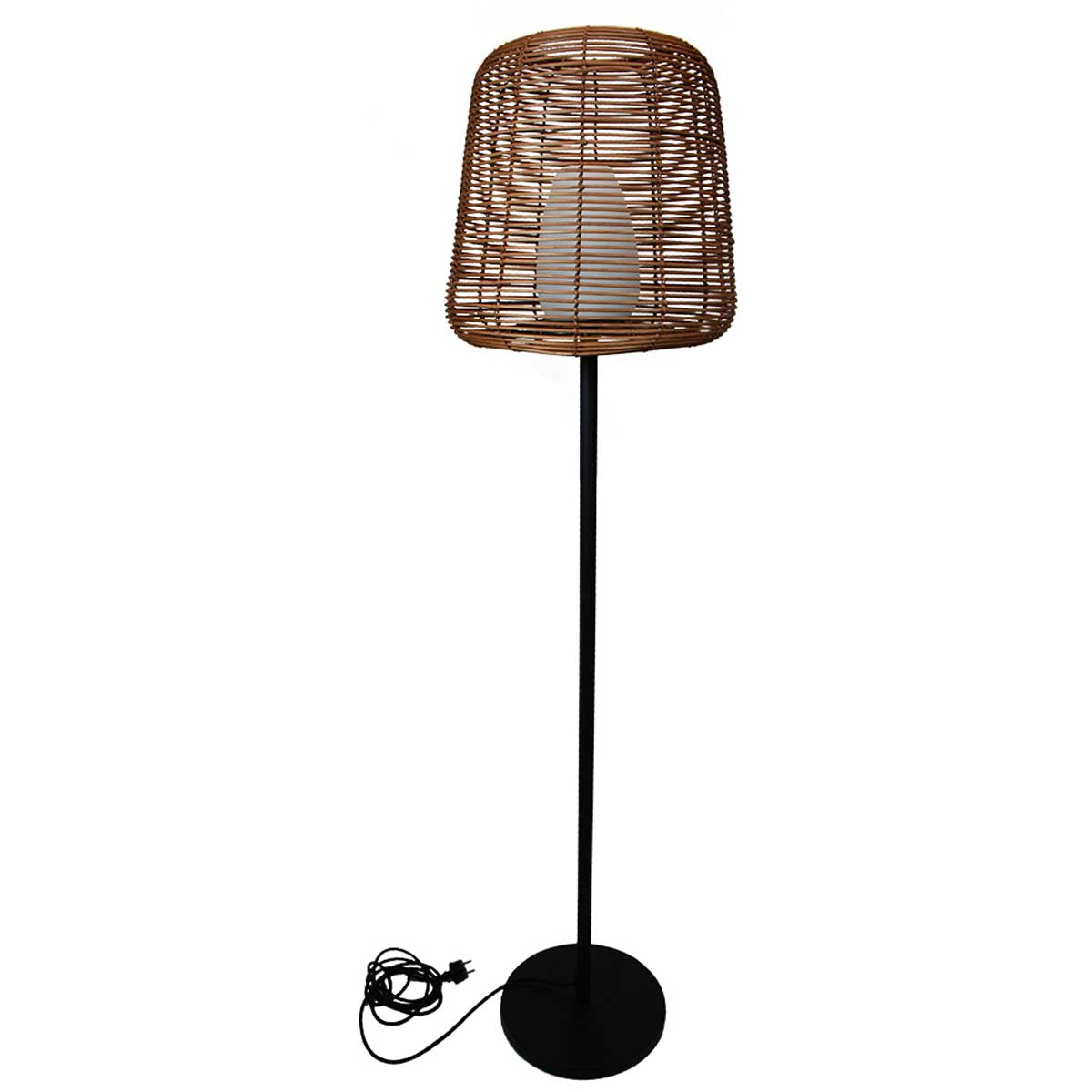 LUMISKY LED-Stehlampe, Holz TALL BOHEME Kabelgebundene Dunkles