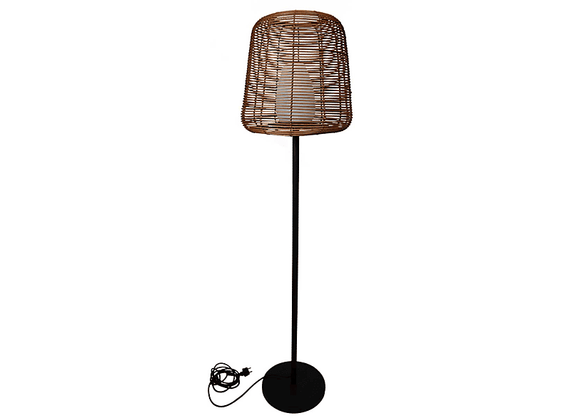 BOHEME Kabelgebundene Holz LED-Stehlampe, LUMISKY TALL Dunkles
