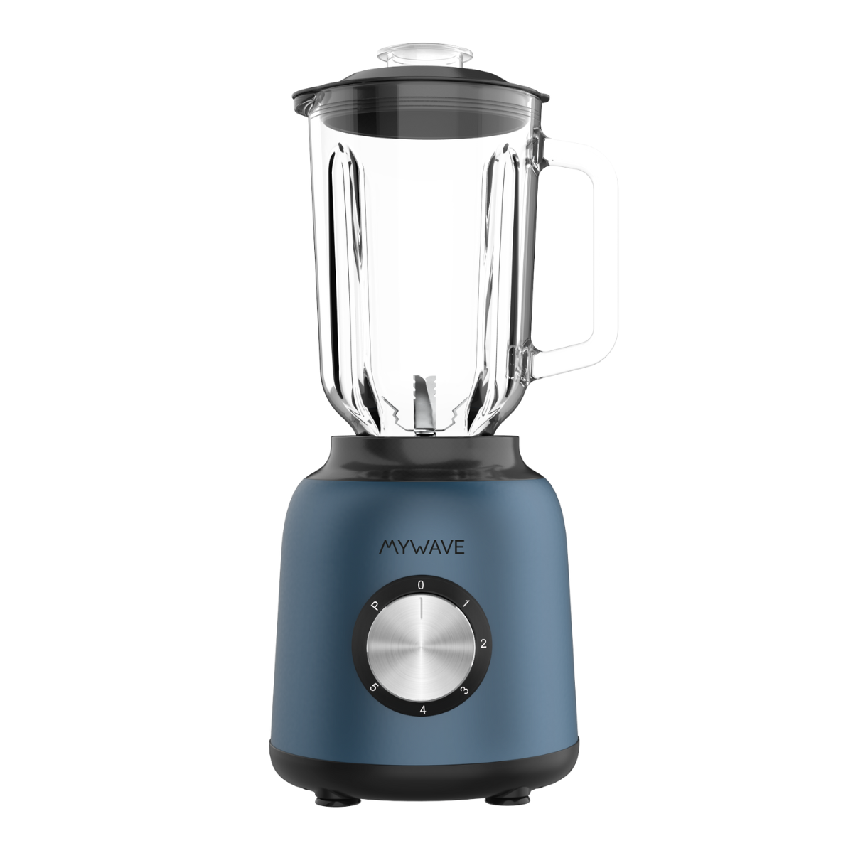 Batidora de Vaso - MWBTV-800P MYWAVE, 800 W, 5 velocidades, Azul Plomo