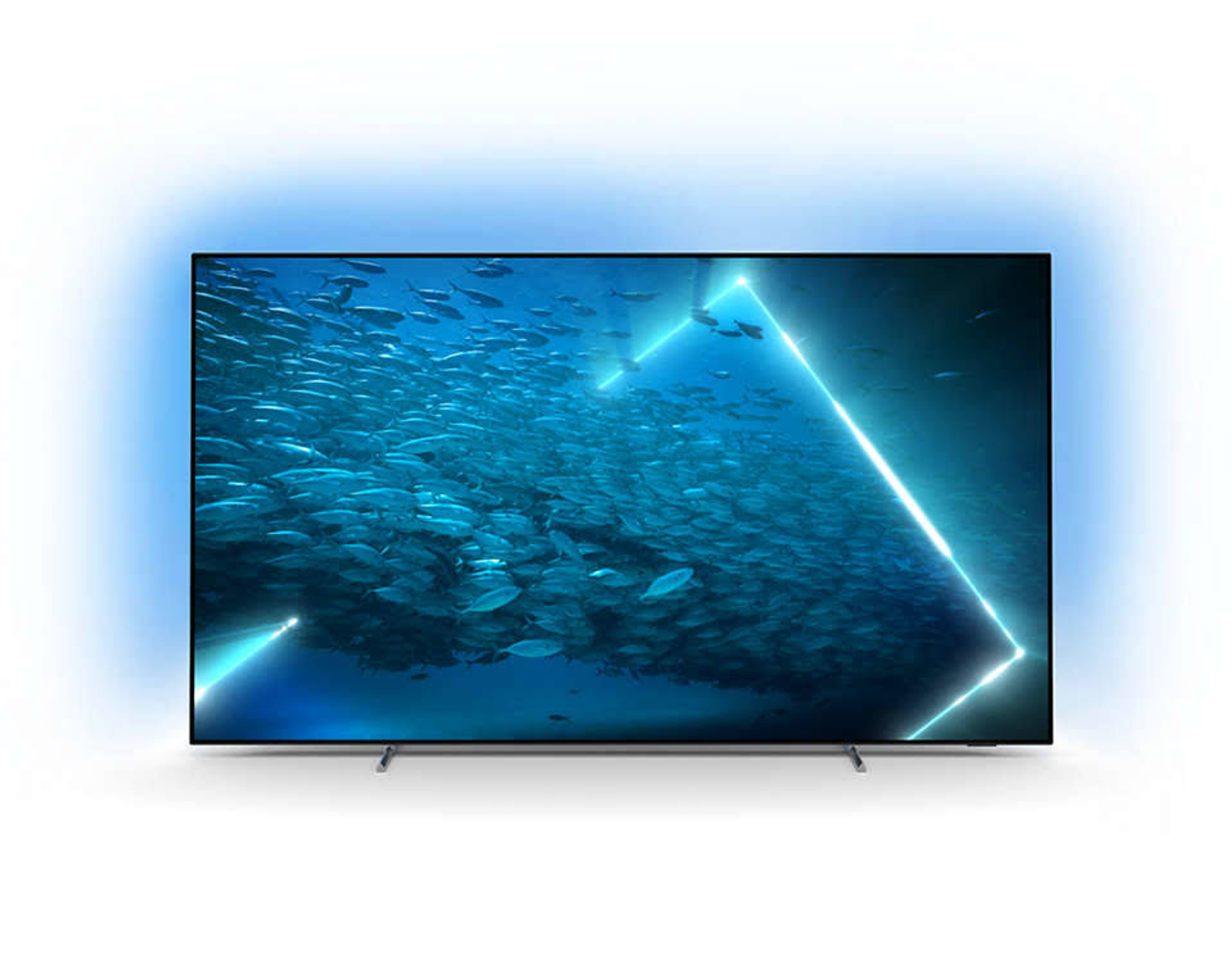 PHILIPS 55OLED707/12 OLED cm, 139 Zoll 11 (Flat, (R)) TV UHD Ambilight, TV™ 4K, 55 / Android